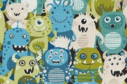 makower uk＊プリントコットン＊エイリアン