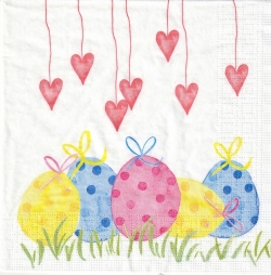 ５枚組ペーパーナプキン＊Lovely Easter【Ｂ】