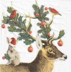 ５枚組ペーパーナプキン＊X-mas Buddies