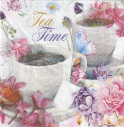５枚組ペーパーナプキン＊Tea for 2