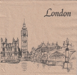 ５枚組ペーパーナプキン＊London City
