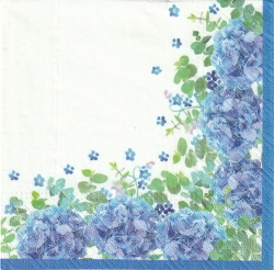 ５枚組ペーパーナプキン＊Blue Meadow