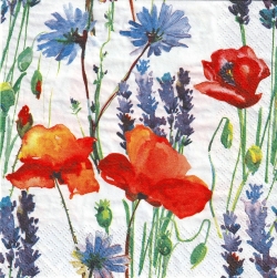 ５枚組ペーパーナプキン＊Wild Summer Flowers
