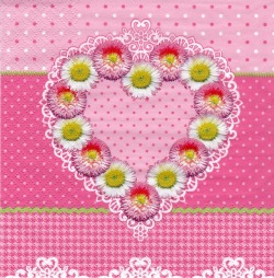 ５枚組ペーパーナプキン＊Sweet Heart