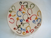 スフレンハイム焼き 平皿＊アイボリー