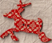 Jim Knopf*ウッドボタン*トナカイ