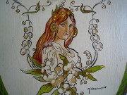 アンティーク鍵かけ*鏡付き