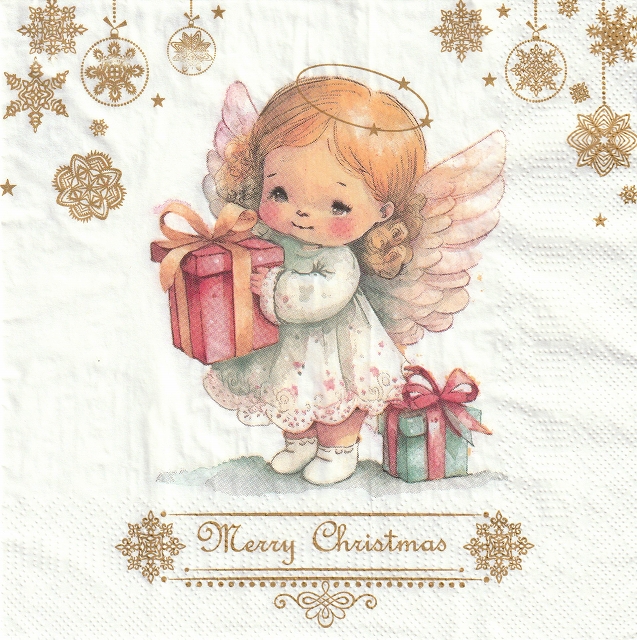 ５枚組ペーパーナプキン＊Lovely Angel