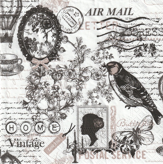 ５枚組ペーパーナプキン＊Air mail