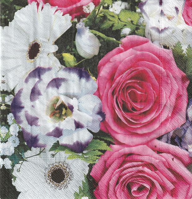 ５枚組ペーパーナプキン＊Florals