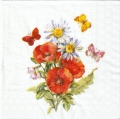 ５枚組ペーパーナプキン＊Wild Poppy