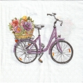 ５枚組ペーパーナプキン＊Ride with wild flowers