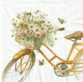 ５枚組ペーパーナプキン＊Flower BikeＢ