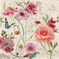 ５枚組ペーパーナプキン＊Living Wildflowers