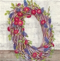 ５枚組ペーパーナプキン＊Beautiful Wreath