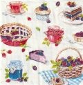 ５枚組ペーパーナプキン＊Berry and Bake