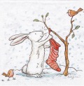 ５枚組ペーパーナプキン＊Snow Rabbit