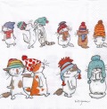 ５枚組ペーパーナプキン＊Cats with Hats