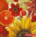５枚組ペーパーナプキン＊Fruits and Flowers