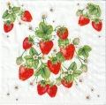 ５枚組ペーパーナプキン＊Bunch of Strawberries