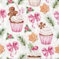 ５枚組ペーパーナプキン＊Christmas Sweets