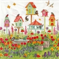 ５枚組ペーパーナプキン＊Birdhouse