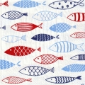５枚組ペーパーナプキン＊Fish on Tour