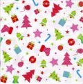 ５枚組ペーパーナプキン＊クリスマスアイコン