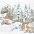 ５枚組ペーパーナプキン＊Winter Scene