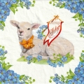 ５枚組ペーパーナプキン＊Easter Lamb