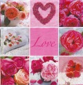 ５枚組ペーパーナプキン＊ＬＯＶＥ【Ｃ】