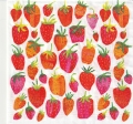 ５枚組ペーパーナプキン＊Strawberry Collage