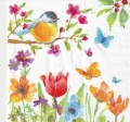 ５枚組ペーパーナプキン＊Spring Bird