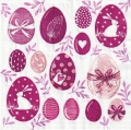５枚組ペーパーナプキン＊Easter Rose