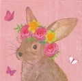 ５枚組ペーパーナプキン＊Easter Beautyピンク