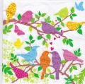 ５枚組ペーパーナプキン＊Bird in Love