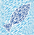 ５枚組ペーパーナプキン＊魚の群れ