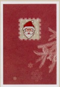 Rico刺繍キット＊クリスマスカード【サンタ】