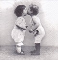５枚組ペーパーナプキン＊Kissing Babies