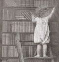 ５枚組ペーパーナプキン＊Library Boy