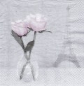 ５枚組ペーパーナプキン＊Roses Paris