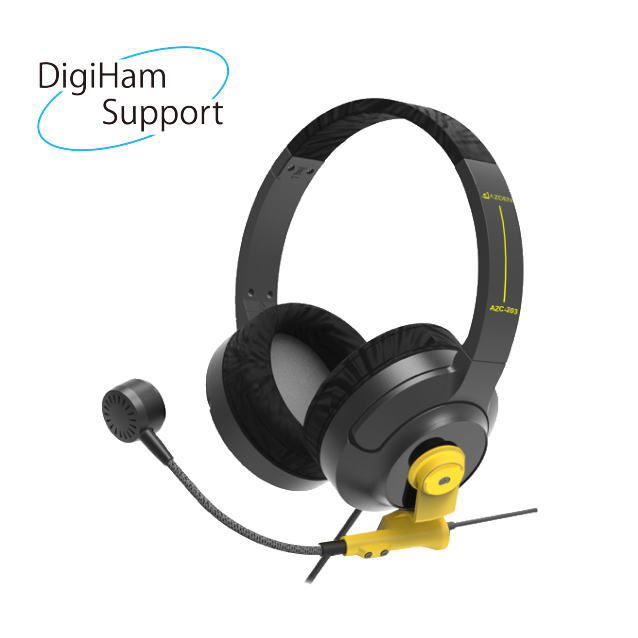 AZC-203D アツデンダイナミックマイク型通信機用ヘッドセット