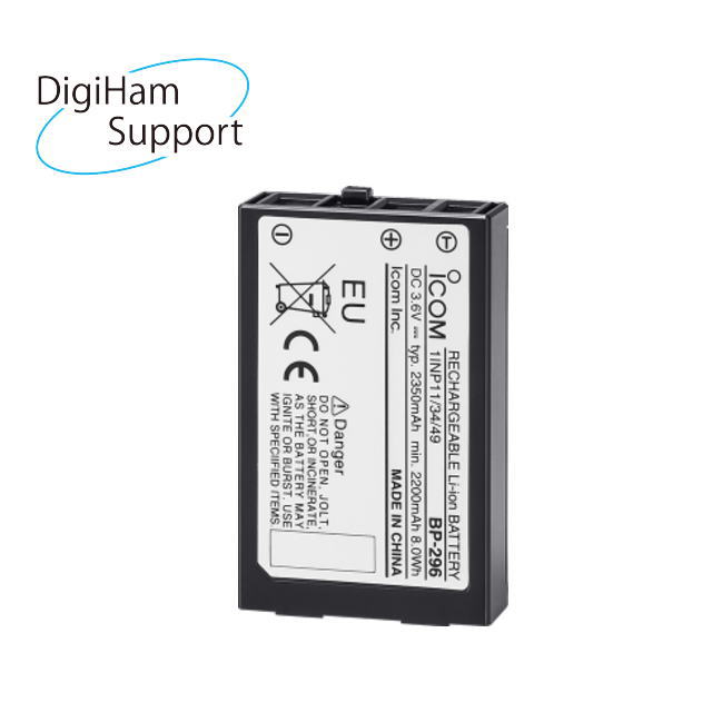 BP-296 リチウムイオンバッテリーパック IC-M37用