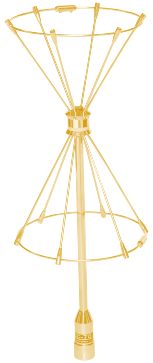 【受注生産品】CBC-70G 430MHz バイコニカルアンテナ