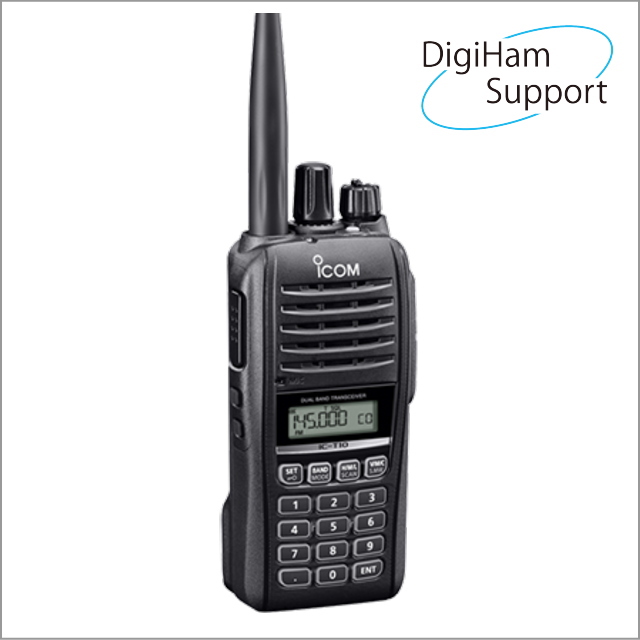 【デジハムサポートオリジナルＦMラジオメモリー済】IC-T10 144/430MHz デュアルバンド 5W FMトランシーバー　10Keyあり【当店オリジナル液晶保護シートプレゼント】