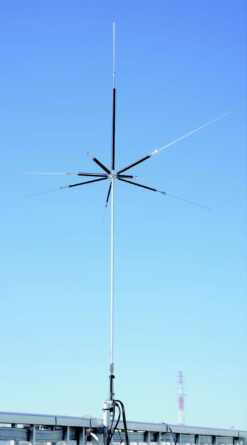 UHV-10 マルチバンド (3.5/ 7/ 10/ 14/ 18/ 21/ 24/ 28(29)/ 50MHz) ベランダアンテナ 【個別送料設定品】