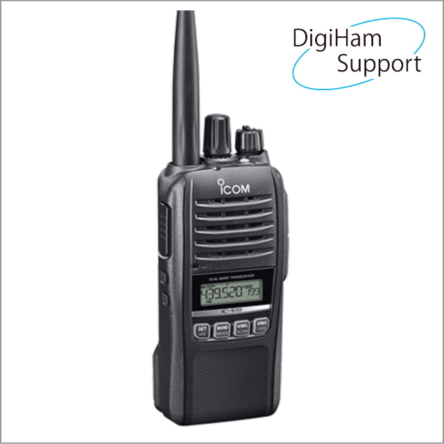 【デジハムサポートオリジナルFMラジオメモリー済】IC-S10 144/430MHz デュアルバンド 5W FMトランシーバー シンプルタイプ 10Keyなし【当店オリジナル液晶保護シートプレゼント】