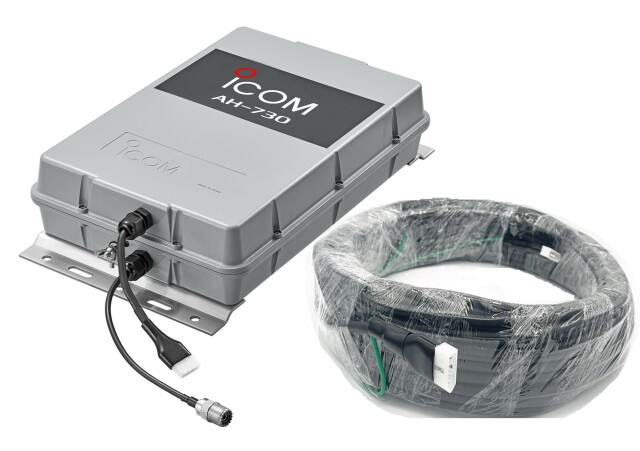 AH-730 アンテナチューナー+デジハムサポートオリジナル30mケーブルセット