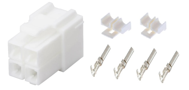固定機用電源コネクター(ケーブル用)【メール便可】