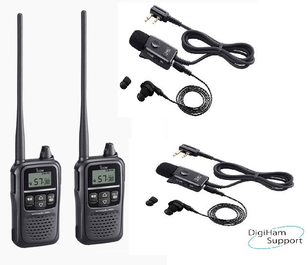 IC-4188D 2台セット（HM-179L　2個付き）　同時通話設定済み 【資料同梱】